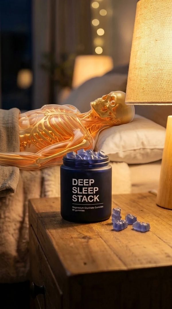 Relaxed and asleep next to the jar